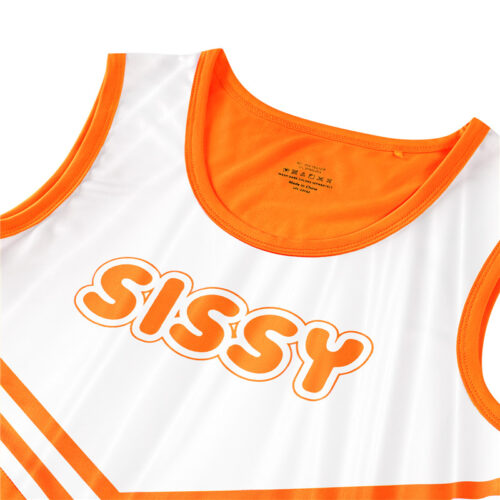 Cheer SissyUniversity Mini Dress Neon Orange - Image 5