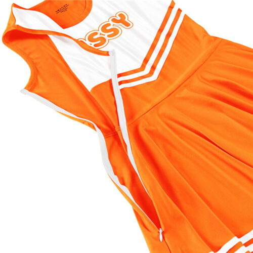 Cheer SissyUniversity Mini Dress Neon Orange - Image 8