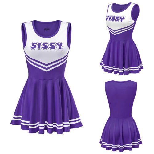 Cheer SissyUniversity Mini Dress Dark Purple - Image 6