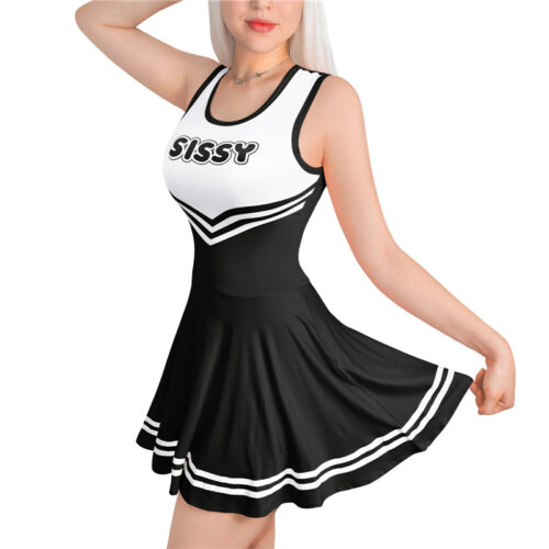 Cheer SissyUniversity Mini Dress Black - Image 3