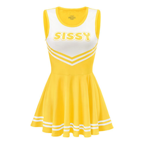 Cheer SissyUniversity Mini Dress Yellow - Image 5