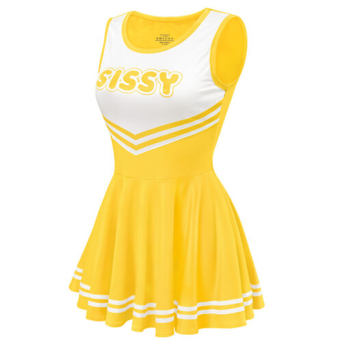 Cheer SissyUniversity Mini Dress Yellow - Image 6