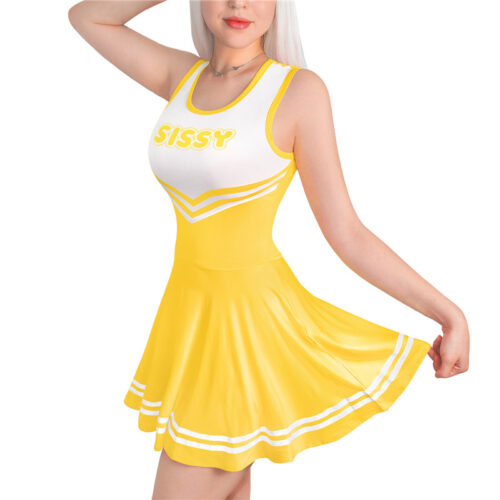 Cheer SissyUniversity Mini Dress Yellow - Image 2